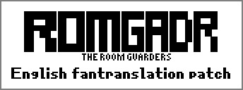 ROMGADR: The Room Guarders English fan translation patch